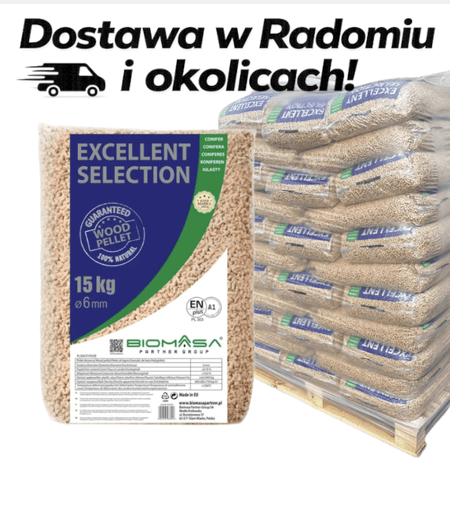 Pellet Excellent Selection (paleta 990kg) Dostawa Lokalna